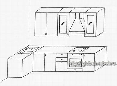 Эскиз кухни